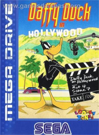Cover Daffy Duck in Hollywood for Genesis - Mega Drive